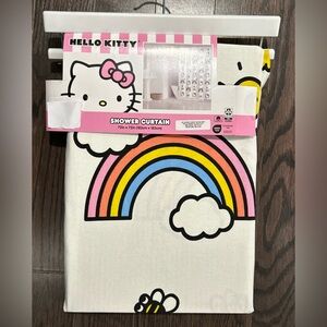 Hello Kitty Rainbow Shower Curtain NWT
